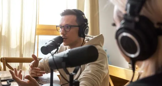 Gravação de podcasts: leads ou reconhecimento?