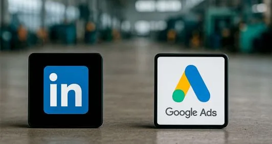 LinkedIn Ads ou Google Ads: qual traz mais leads qualificados para serviços industriais?