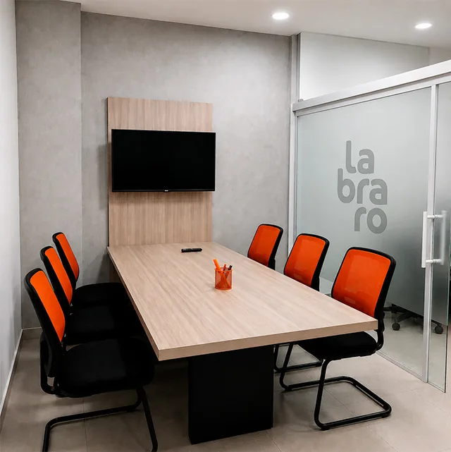 Sala de reunião do escritório Labraro